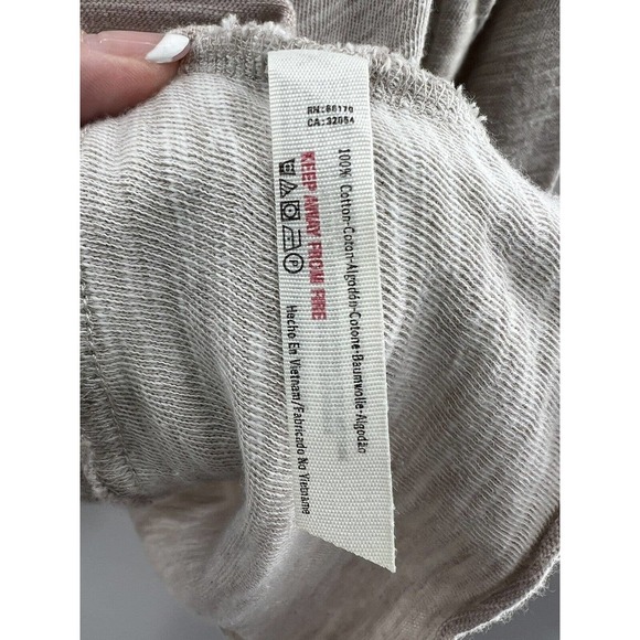 FP Beach Free People Women’s Long Sleeve Cocoon Cowl Pullover Oatmeal Size XS - Picture 7 of 10